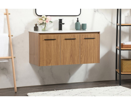 Elegant Bathroom Vanity - Walnut Brown (VF44540WB)