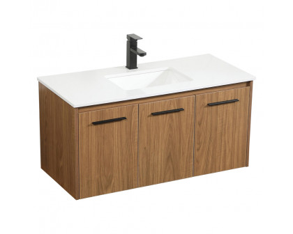 Elegant Bathroom Vanity - Walnut Brown (VF44540WB)