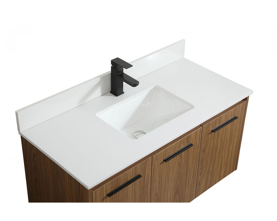 Elegant Bathroom Vanity - Walnut Brown (VF44540WB-BS)