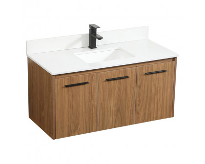 Elegant Bathroom Vanity - Walnut Brown (VF44540WB-BS)