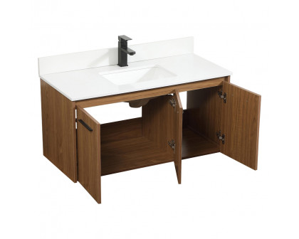 Elegant Bathroom Vanity - Walnut Brown (VF44540WB-BS)