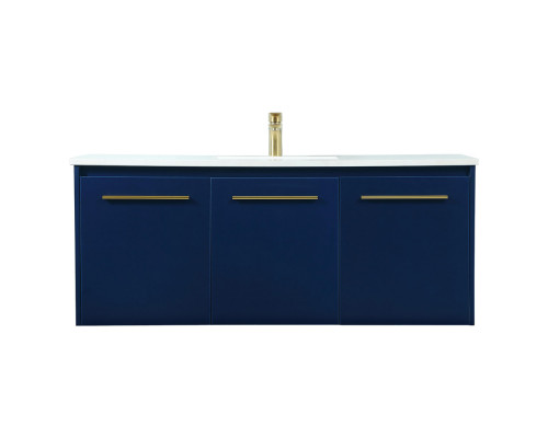 Elegant Bathroom Vanity - Blue (VF44548MBL)