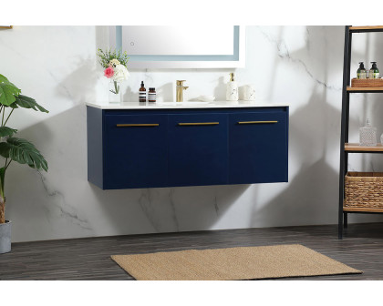 Elegant Bathroom Vanity - Blue (VF44548MBL)