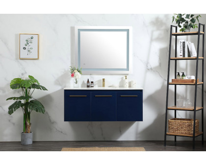 Elegant Bathroom Vanity - Blue (VF44548MBL)