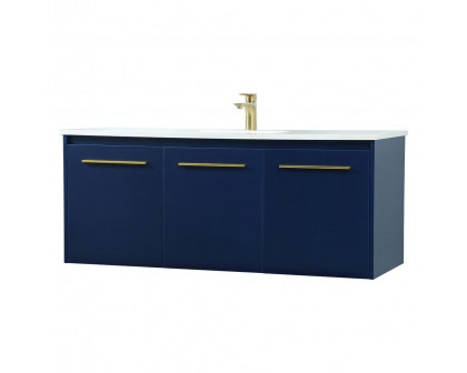 Elegant Bathroom Vanity - Blue (VF44548MBL)