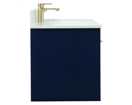 Elegant Bathroom Vanity - Blue (VF44548MBL-BS)