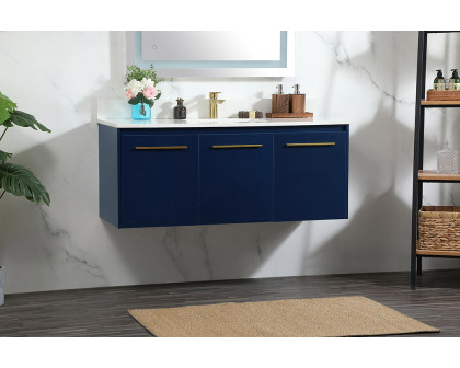 Elegant Bathroom Vanity - Blue (VF44548MBL-BS)