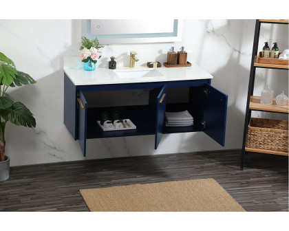 Elegant Bathroom Vanity - Blue (VF44548MBL-BS)