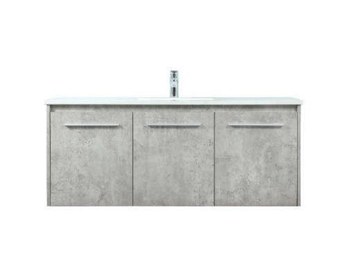 Elegant Bathroom Vanity - Concrete Gray (VF44548MCG)