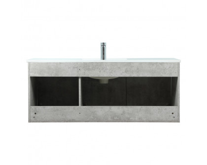 Elegant Bathroom Vanity - Concrete Gray (VF44548MCG)