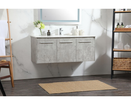 Elegant Bathroom Vanity - Concrete Gray (VF44548MCG)