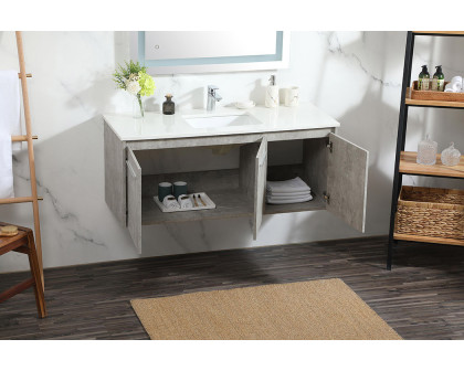 Elegant Bathroom Vanity - Concrete Gray (VF44548MCG)