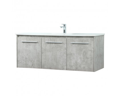 Elegant Bathroom Vanity - Concrete Gray (VF44548MCG)