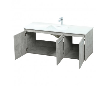 Elegant Bathroom Vanity - Concrete Gray (VF44548MCG)