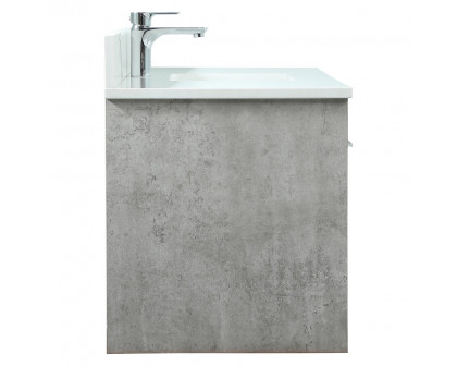 Elegant Bathroom Vanity - Concrete Gray (VF44548MCG-BS)