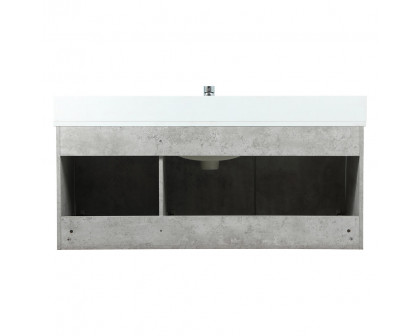 Elegant Bathroom Vanity - Concrete Gray (VF44548MCG-BS)