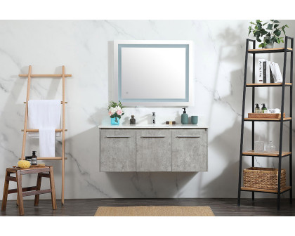 Elegant Bathroom Vanity - Concrete Gray (VF44548MCG-BS)