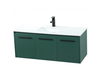 Elegant Bathroom Vanity - Green (VF44548MGN)