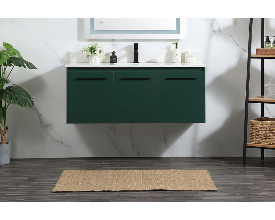 Elegant Bathroom Vanity - Green (VF44548MGN-BS)