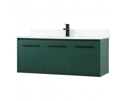 Elegant Bathroom Vanity - Green (VF44548MGN-BS)