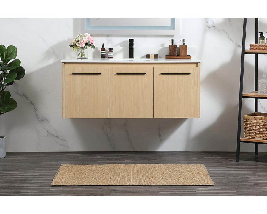 Elegant Bathroom Vanity - Maple (VF44548MMP-BS)