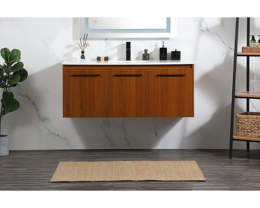 Elegant Bathroom Vanity - Teak (VF44548MTK)