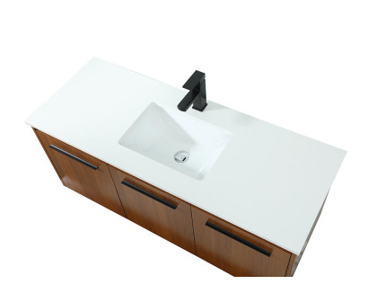 Elegant Bathroom Vanity - Teak (VF44548MTK)