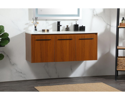 Elegant Bathroom Vanity - Teak (VF44548MTK)