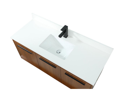 Elegant Bathroom Vanity - Teak (VF44548MTK-BS)