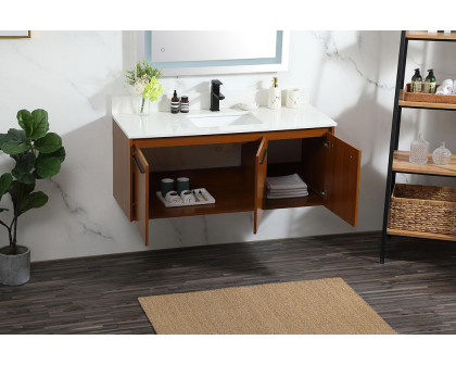 Elegant Bathroom Vanity - Teak (VF44548MTK-BS)