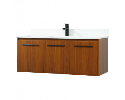 Elegant Bathroom Vanity - Teak (VF44548MTK-BS)