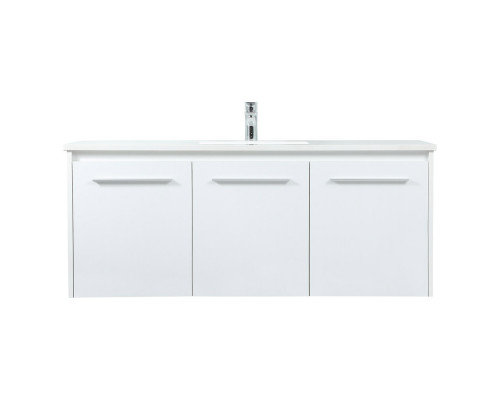 Elegant Bathroom Vanity - White (VF44548MWH)