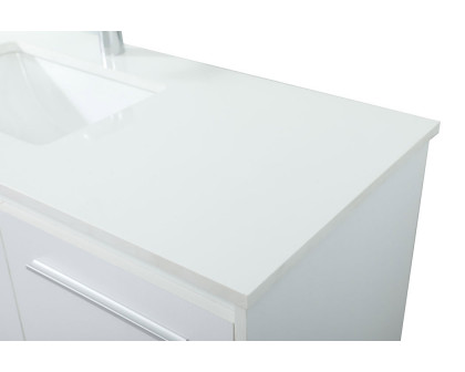 Elegant Bathroom Vanity - White (VF44548MWH)