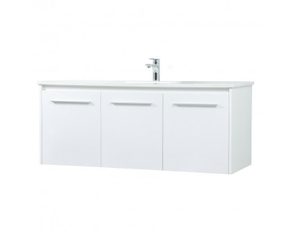 Elegant Bathroom Vanity - White (VF44548MWH)