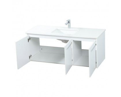 Elegant Bathroom Vanity - White (VF44548MWH)