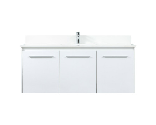 Elegant Bathroom Vanity - White (VF44548MWH-BS)