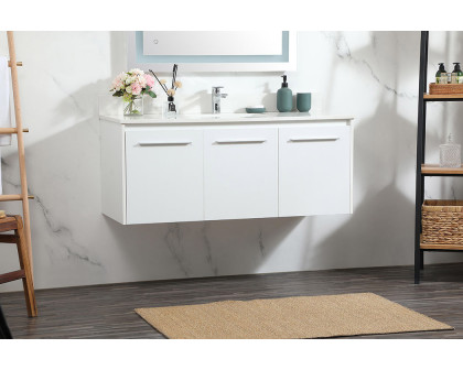 Elegant Bathroom Vanity - White (VF44548MWH-BS)