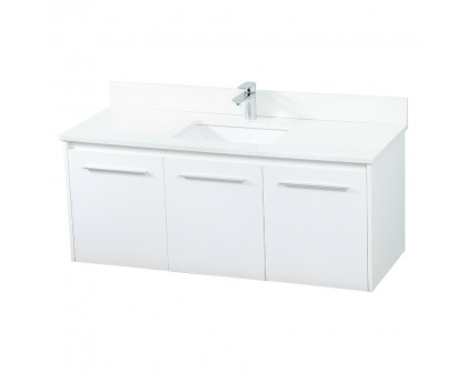 Elegant Bathroom Vanity - White (VF44548MWH-BS)