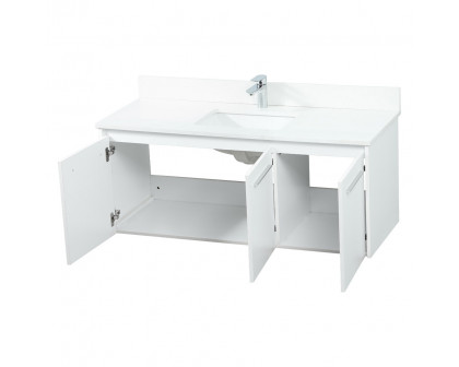 Elegant Bathroom Vanity - White (VF44548MWH-BS)