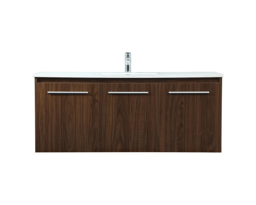 Elegant Bathroom Vanity - Walnut (VF44548MWT)