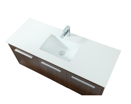 Elegant Bathroom Vanity - Walnut (VF44548MWT)