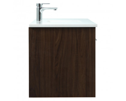 Elegant Bathroom Vanity - Walnut (VF44548MWT)