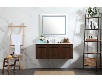 Elegant Bathroom Vanity - Walnut (VF44548MWT)