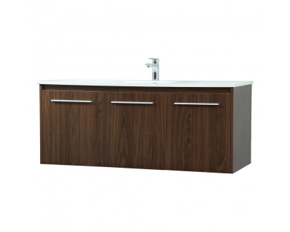 Elegant Bathroom Vanity - Walnut (VF44548MWT)