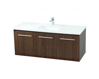 Elegant Bathroom Vanity - Walnut (VF44548MWT)