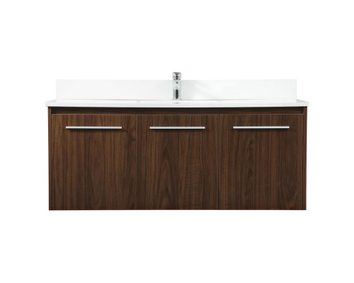 Elegant Bathroom Vanity - Walnut (VF44548MWT-BS)