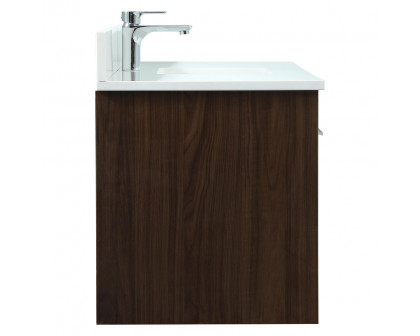 Elegant Bathroom Vanity - Walnut (VF44548MWT-BS)