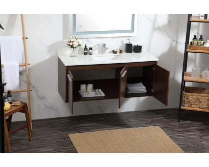 Elegant Bathroom Vanity - Walnut (VF44548MWT-BS)