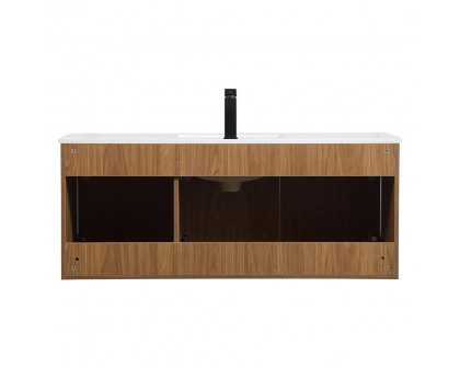 Elegant Bathroom Vanity - Walnut Brown (VF44548WB)