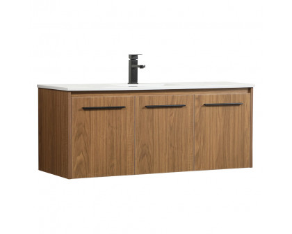 Elegant Bathroom Vanity - Walnut Brown (VF44548WB)